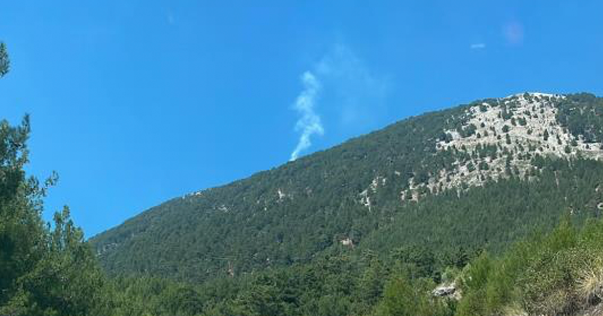  Fethiye'de orman yangını 