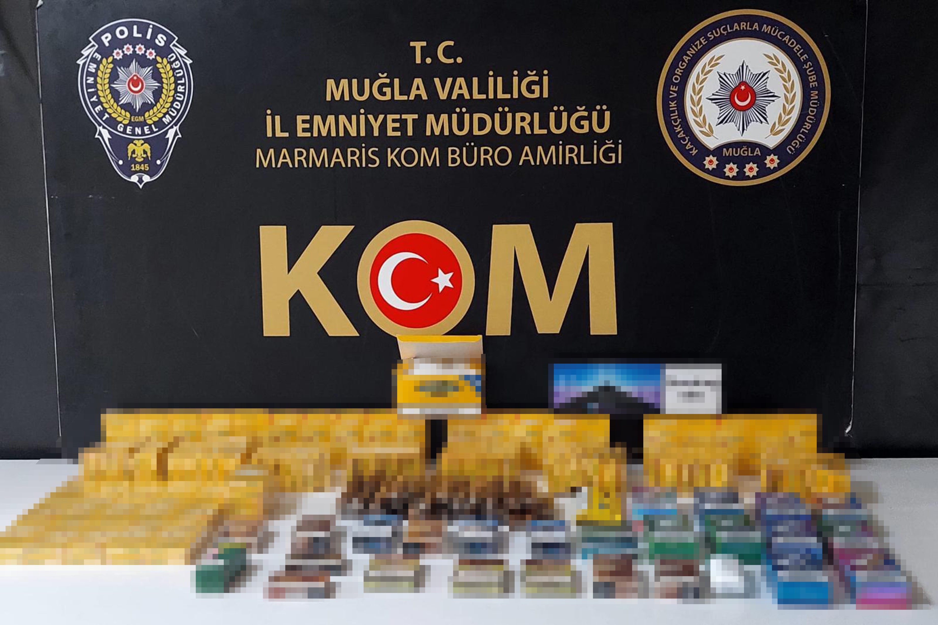  91 bin 860 adet sahte bandrol ele geçirildi