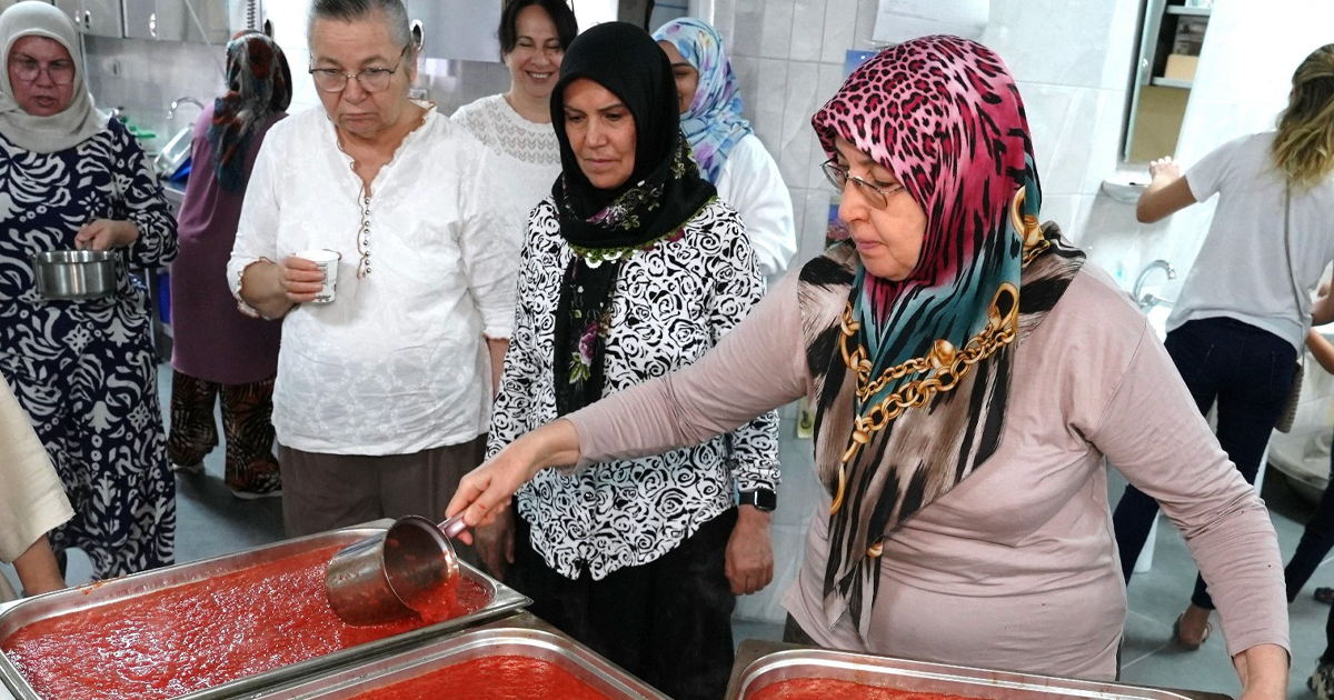 Geleneksel Tarhana Atölyesi’ne yoğun ilgi