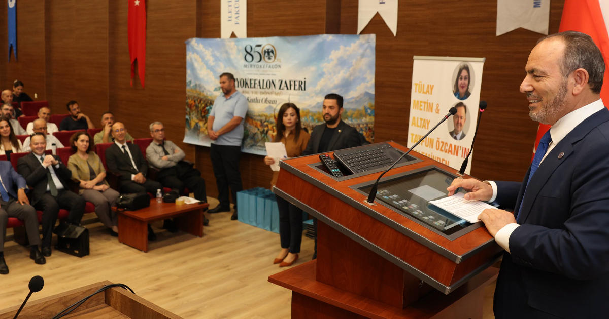 PAÜ’de Miryokefalon Zaferi’nin 850. yıl dönümünde Zaferin Mekânsal Analizi gerçekleştirildi