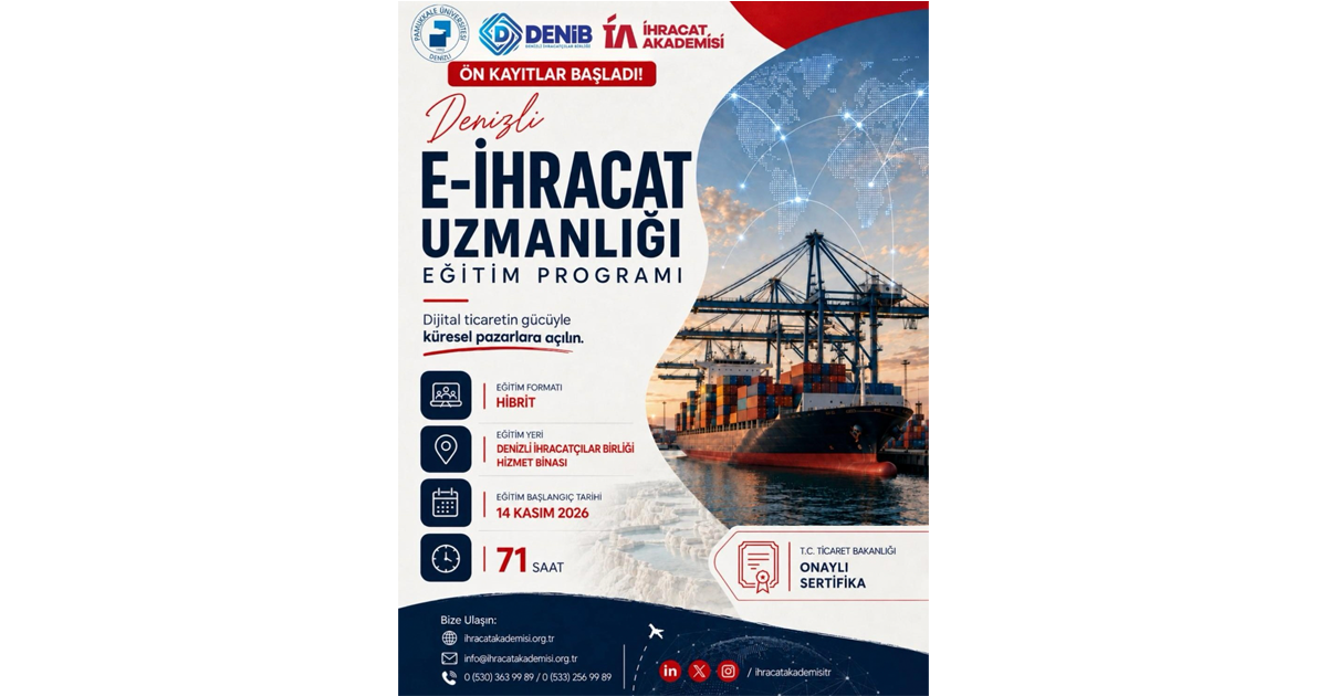 PAÜ-DENİB bş birliğinde ihracat uzmanları yetiştirilecek