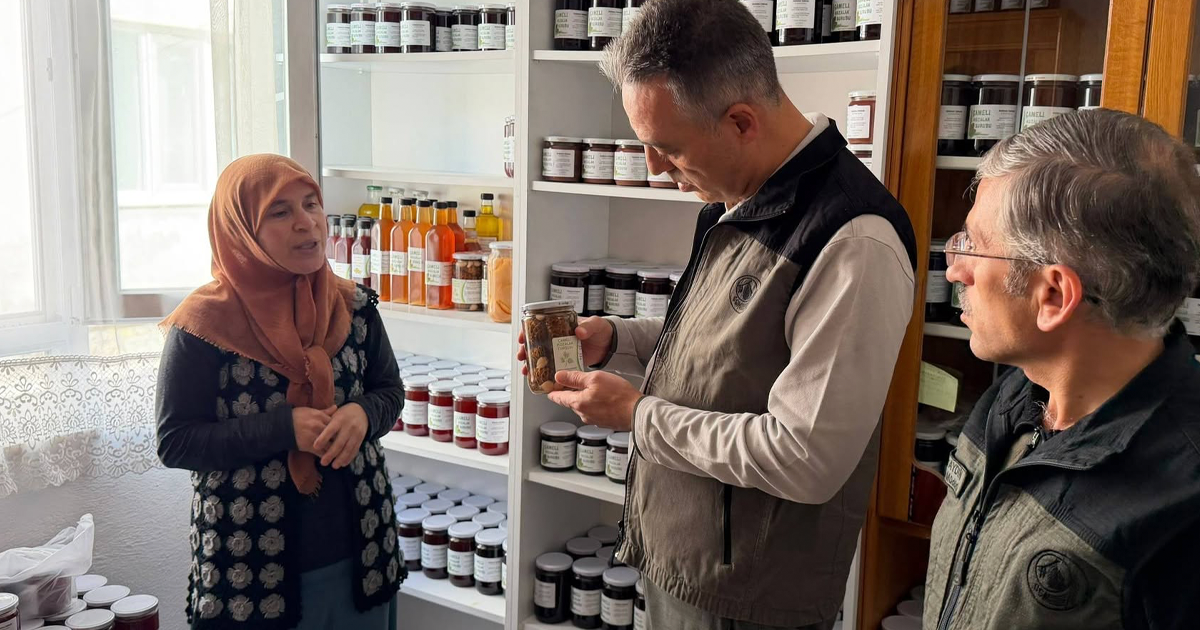 Denizli’de orman teşkilatından yerel üretime destek ziyareti