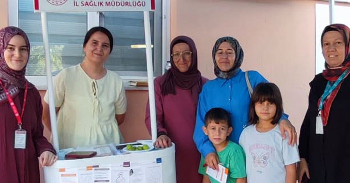 Kale’de Halk Sağlığı Haftası kapsamında anne ve anne adaylarına bilgilendirme