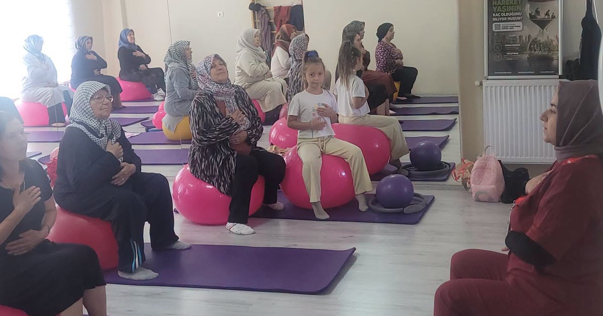 “Bir Nefes Mola” ile nefese ve sağlığa odaklandılar