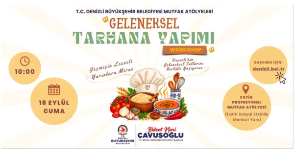 Geleneksel lezzet yolculuğu tarhana ile başlıyor