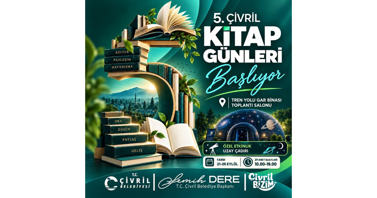 Çivril Kitap Günleri 5’inci kez kapılarını açıyor