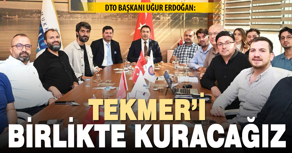 BAŞKAN ERDOĞAN: “TEKMER’İ, BİRLİKTE KURACAĞIZ”