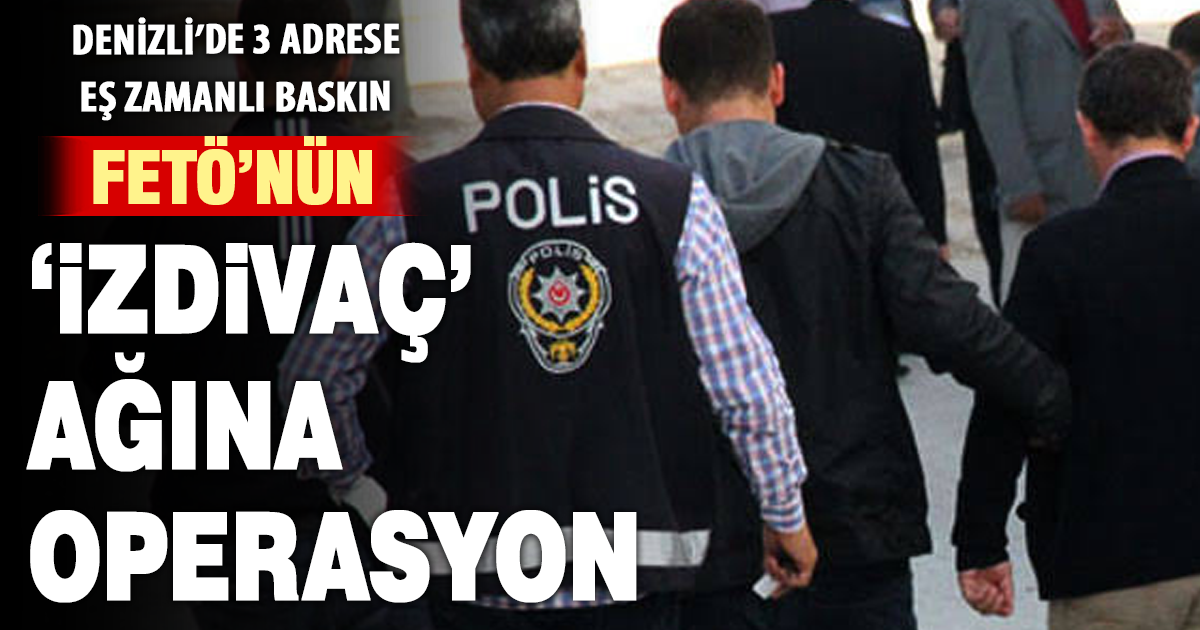 FETÖ'nün 'izdivaç' yapılanmasına operasyon: 9 şüpheli yakalandı 