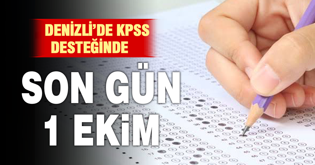 Büyükşehir'in KPSS desteğinde son gün 1 Ekim