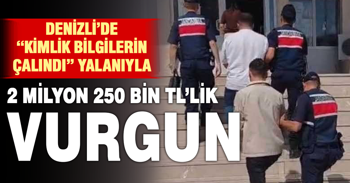 Denizli’de yaşlı adamı “Kimlik bilgilerin çalındı” diyerek 2 milyon 250 bin lira dolandırdılar