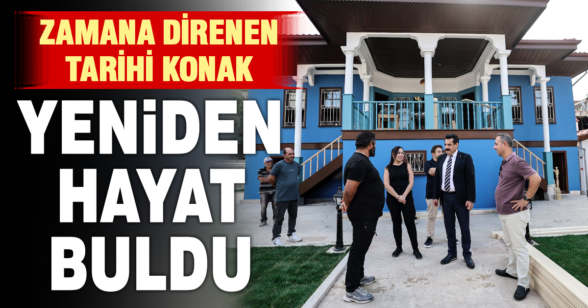 BAŞKAN ERTEMUR’DAN GELECEĞE BİR İMZA DAHA: TARİHİ KONAK ŞEHRE KAZANDIRILDI