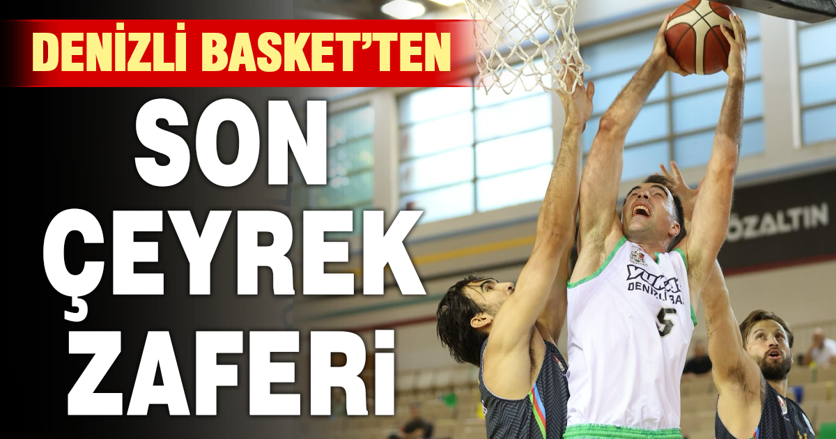 Yukatel Denizli Basket, Petkimspor’u son çeyrekte geçti: 88-84