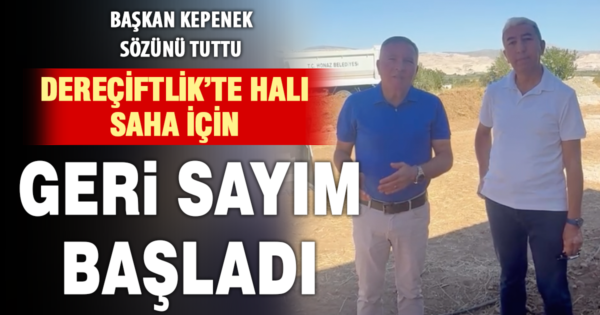 Dereçiftlik Mahallesi’ne yeni sosyal ve sportif tesis