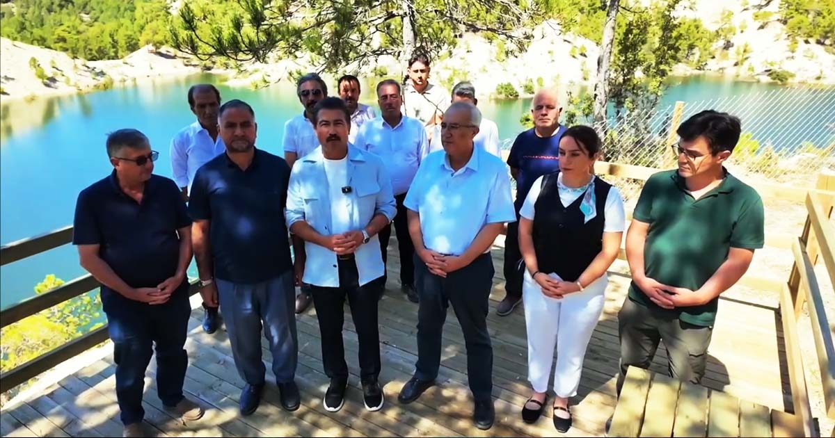 Özkan’dan Çameli’de millet bahçesi incelemesi