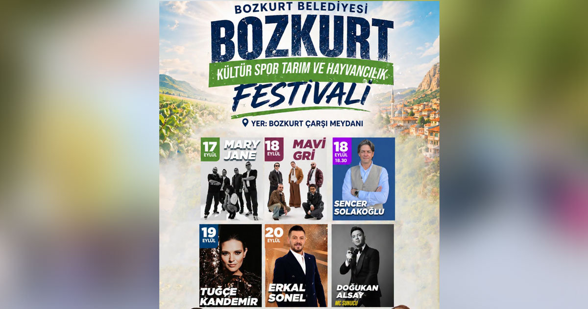 Bozkurt festivali 17 Eylül’de yapılacak