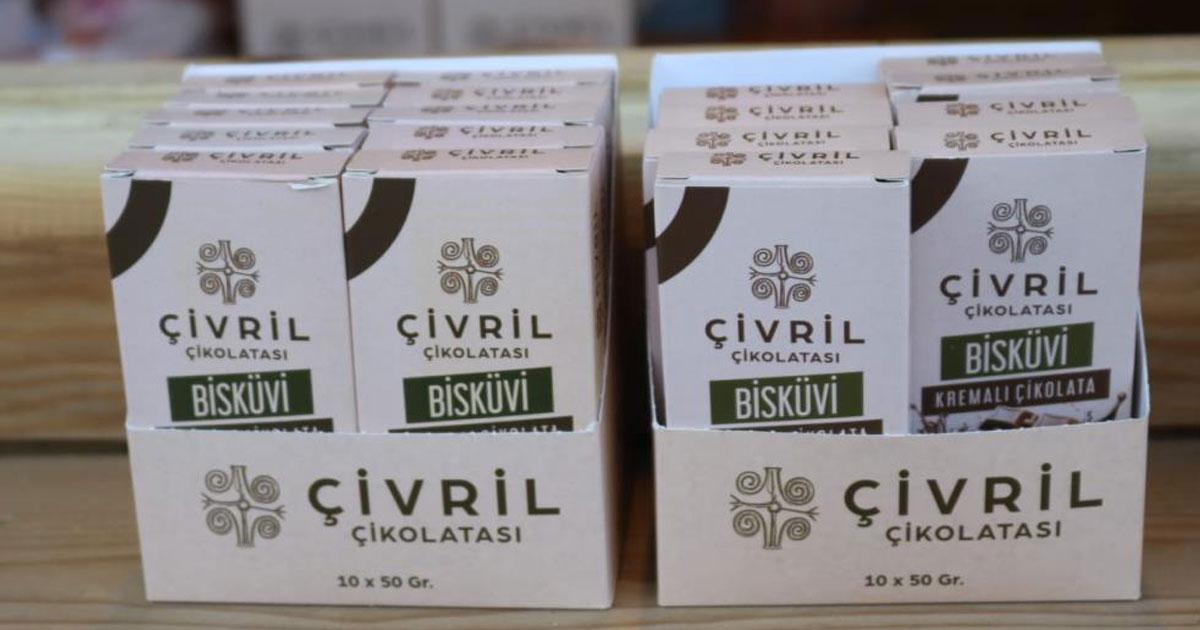 Çivril'in tarımsal ürünleri çikolataya dönüştü