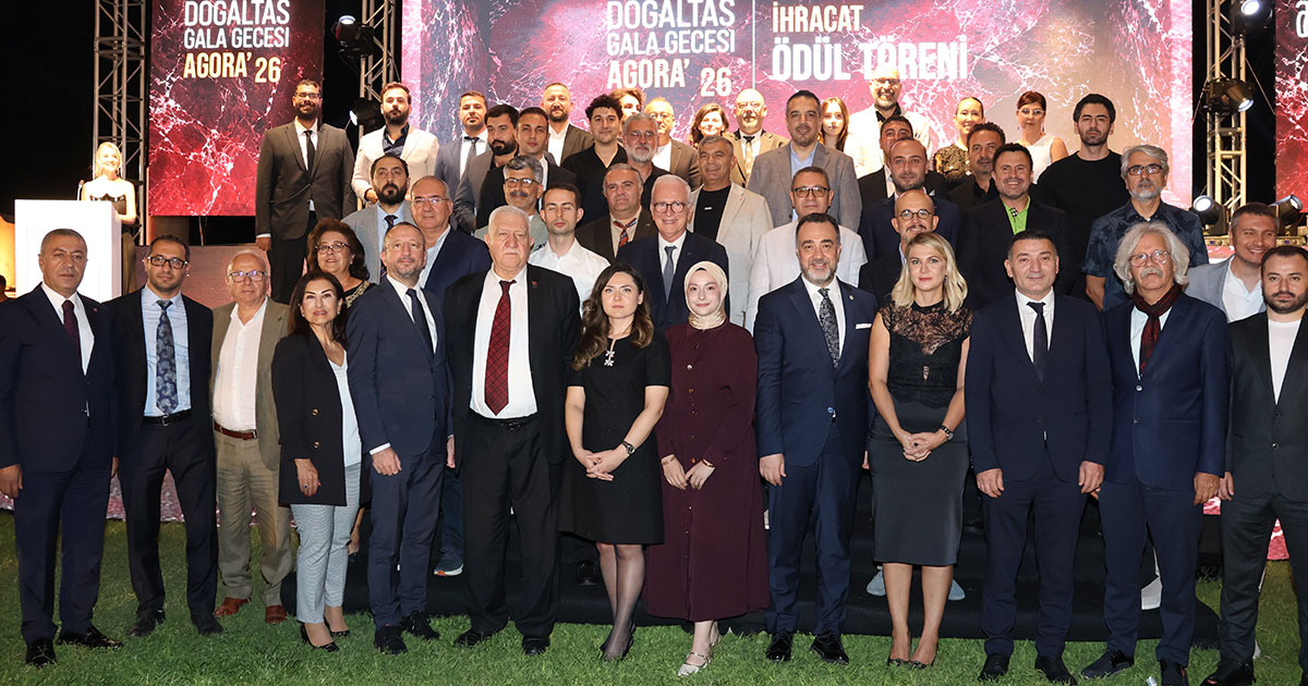 Doğal taş sektörünün gurur gecesi