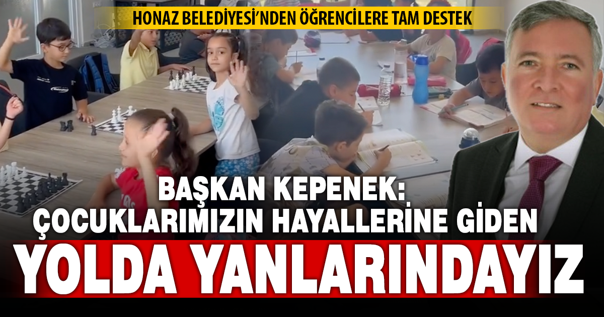 Honaz’da öğrencilerin başarısı belediyenin eğitim desteğiyle büyüyor