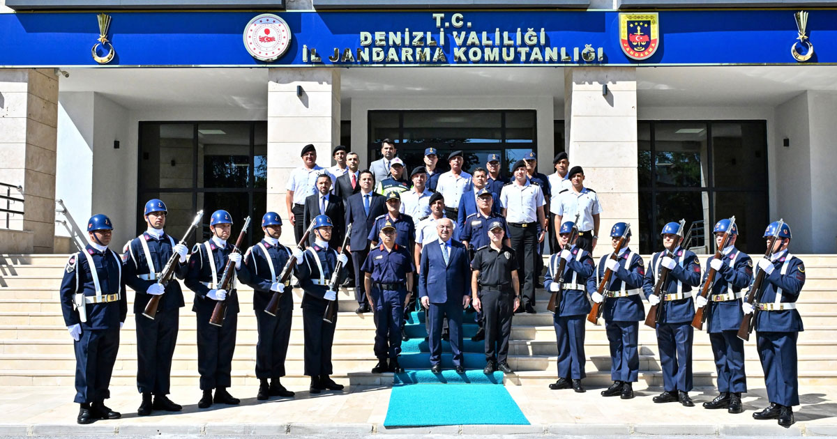 Vali Köşger’den İl Jandarma Komutanı Tuğgeneral Saruhan’a ziyaret