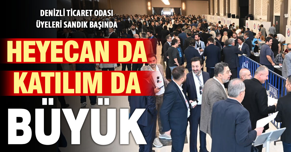 17 yıl sonra ilk kez iki adayın yarıştığı DTO seçimlerine katılım da heyecan da büyük