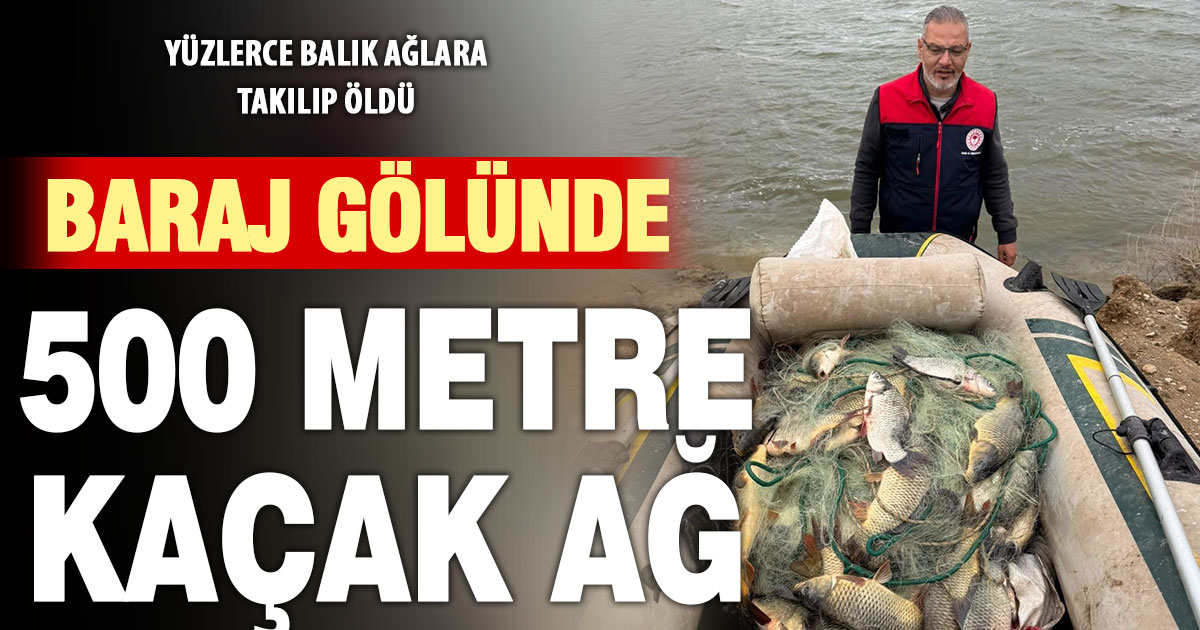 500 metre ağ atılarak kaçak avcılık vatandaş ihbarı ile engellendi  