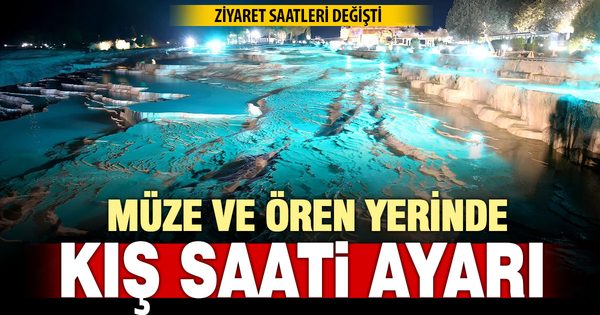 Müze ve ören yerinde kış saati ayarı
