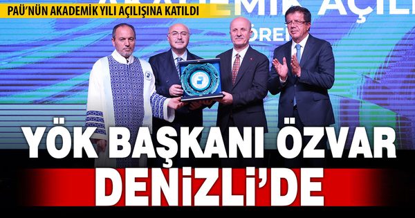 PAÜ’nün akademik yılı açılışına YÖK Başkanı Prof. Dr. Erol Özvar katıldı