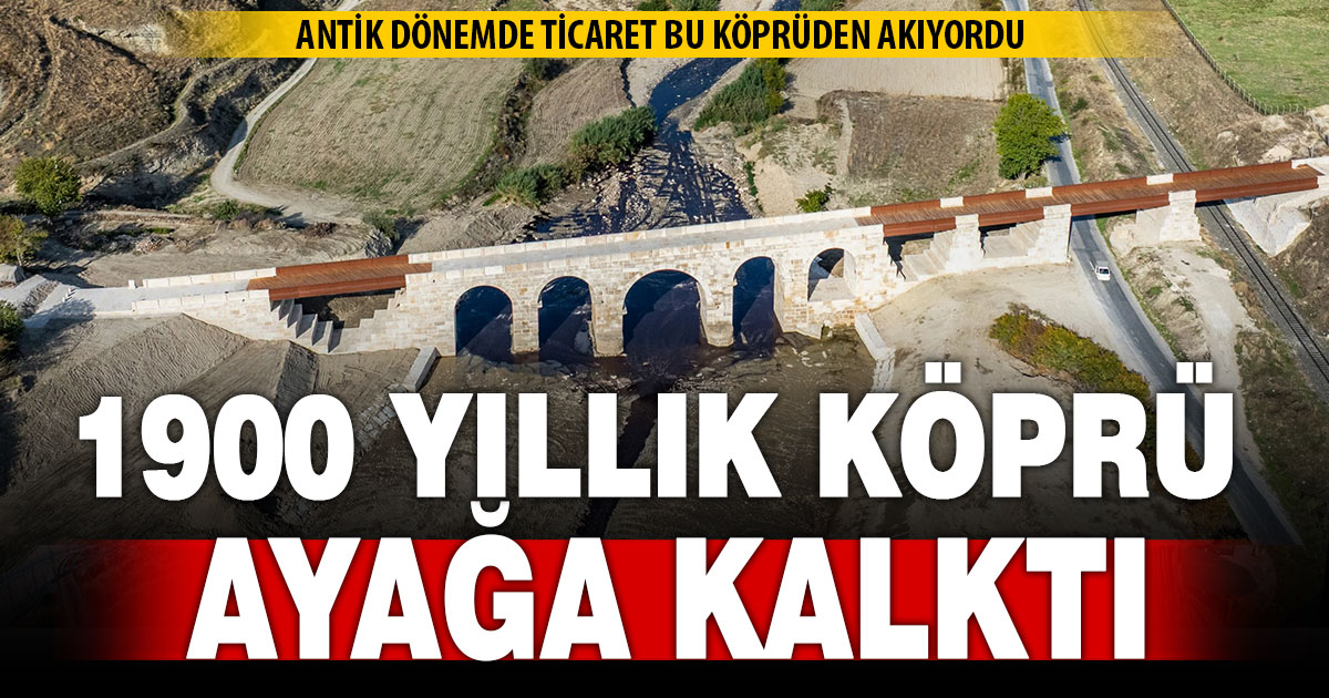 Laodikeia’nın 1900 Yıllık Asopos Köprüsü Restore Edildi