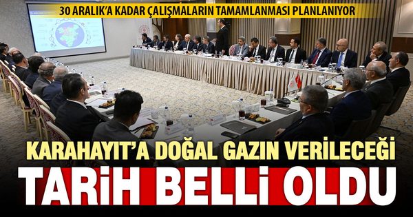 Karahayıt’a doğal gazın 30 Aralık’ta verilmesi planlanıyor
