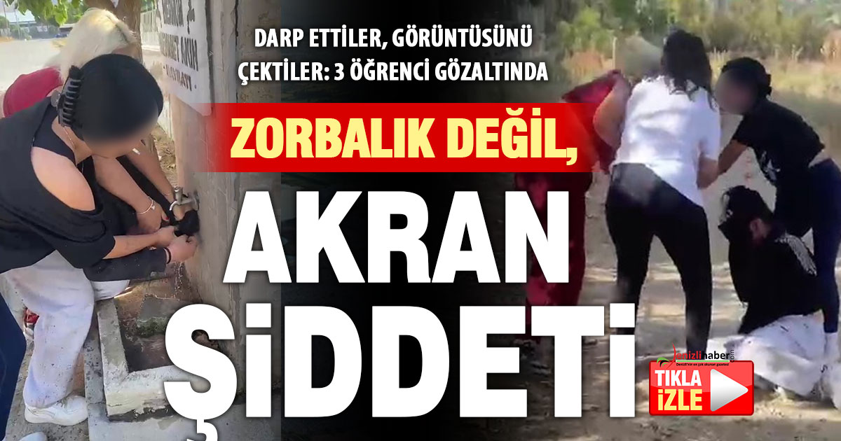 Buldan’da akran zorbalığıyla suçlanan liseli üç kız öğrenci gözaltına alındı  