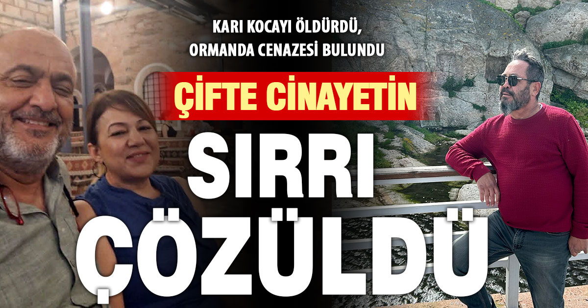 Manisa'daki çifte cinayetin sırrı çözüldü