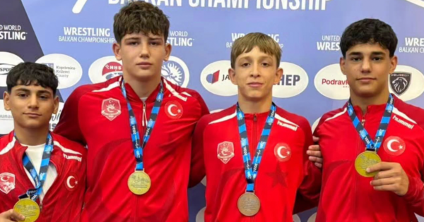 Denizlili güreşçiler Balkan Şampiyonası’na 3 altınla başladı