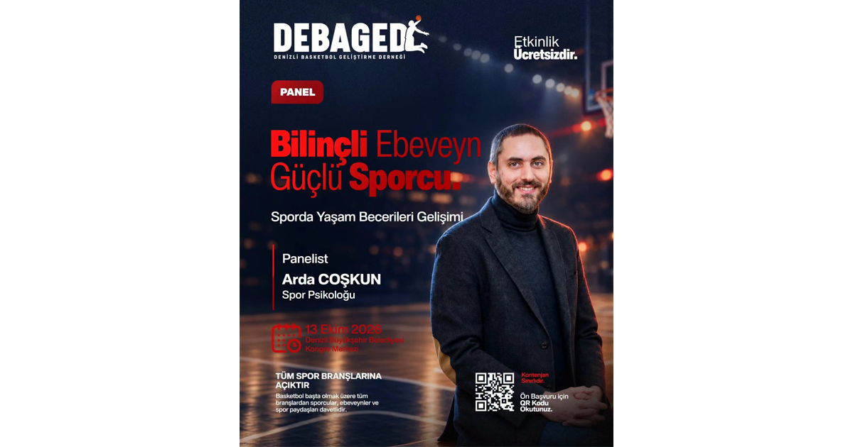 Spor psikoloğu Arda Coşkun Denizli’de sporcularla buluşacak