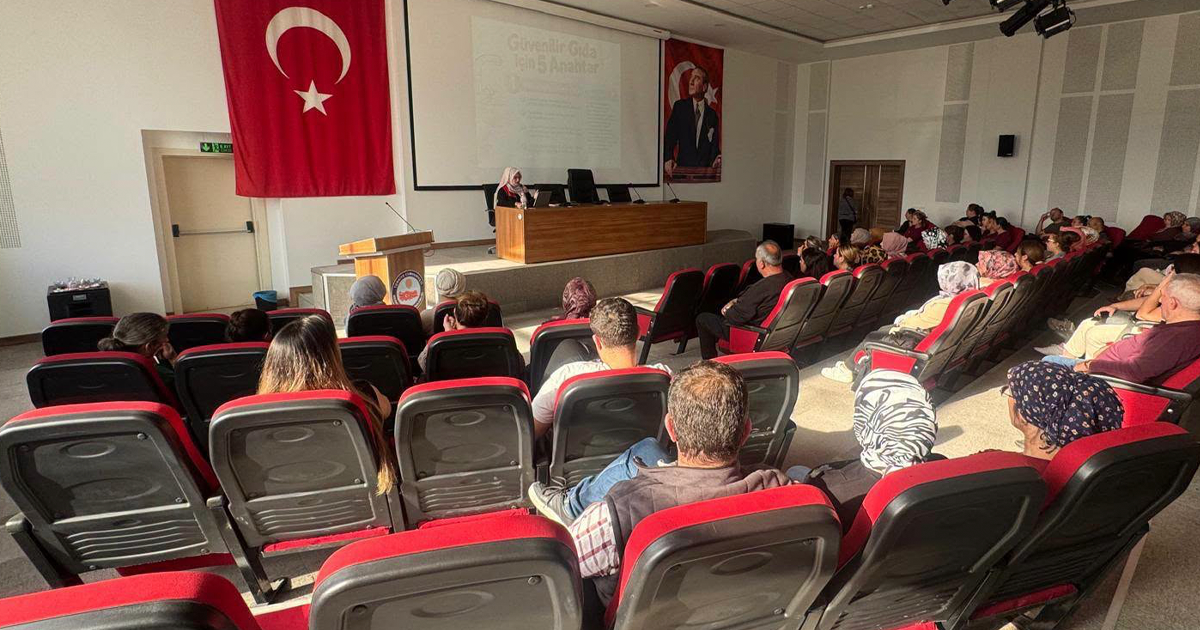 Merkezefendi’de kantin çalışanlarına gıda hijyeni eğitimi