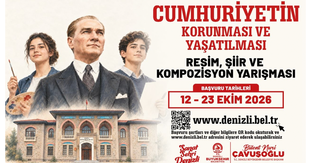 Denizli'de Cumhuriyet’in 103. yılına özel yarışma