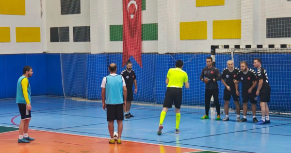 Kamu Spor Oyunları Futsal Turnuvası’nda şampiyonluk heyecanı