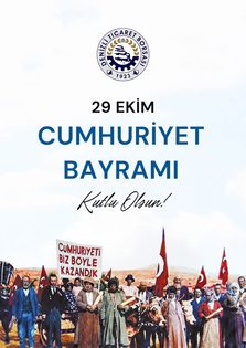 Denizli Ticaret Borsası 29 Ekim Cumhuriyet Bayramı kutlama ilanı