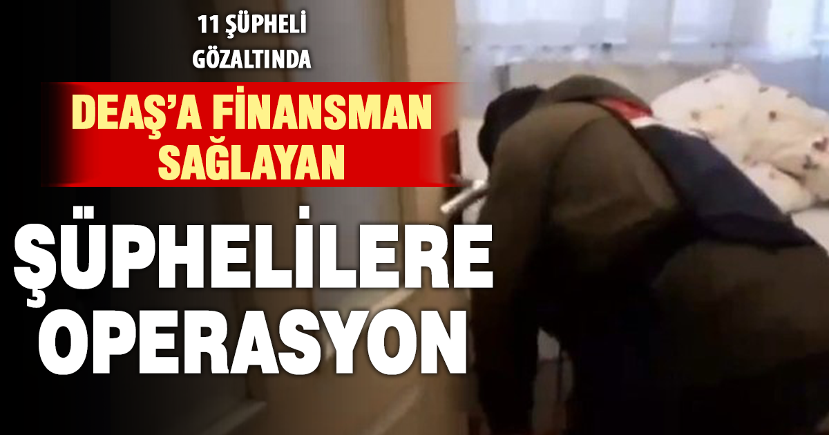 Mardin merkezli 5 ilde düzenlenen DEAŞ operasyonunda 11 şüpheli gözaltına alındı 