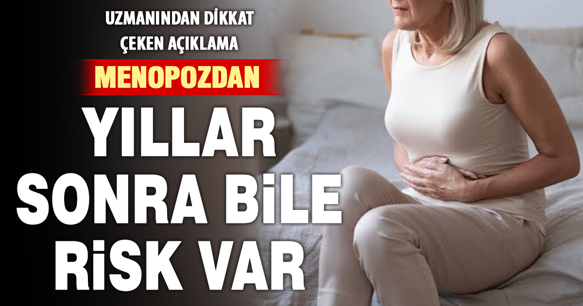 Menopoz sonrası bir damla kanama bile önemli