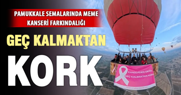 Pamukkale semalarında meme kanseri farkındalığı