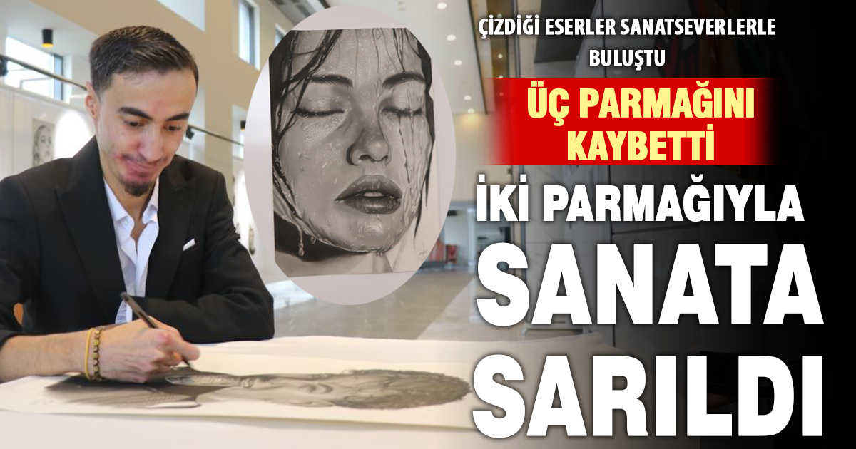 Dünyada sadece 22 kişide görülen hastalıkla mücadele eden Yunus Can'ın azmi sanata dönüştü