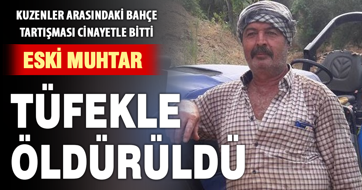 Bahçe kavgası kanlı bitti: 1 ölü 