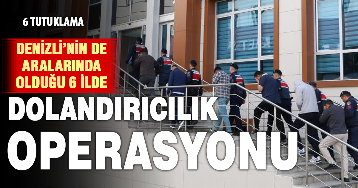 Yalova merkezli 6 ilde dolandırıcılık operasyonu: 6 tutuklama 