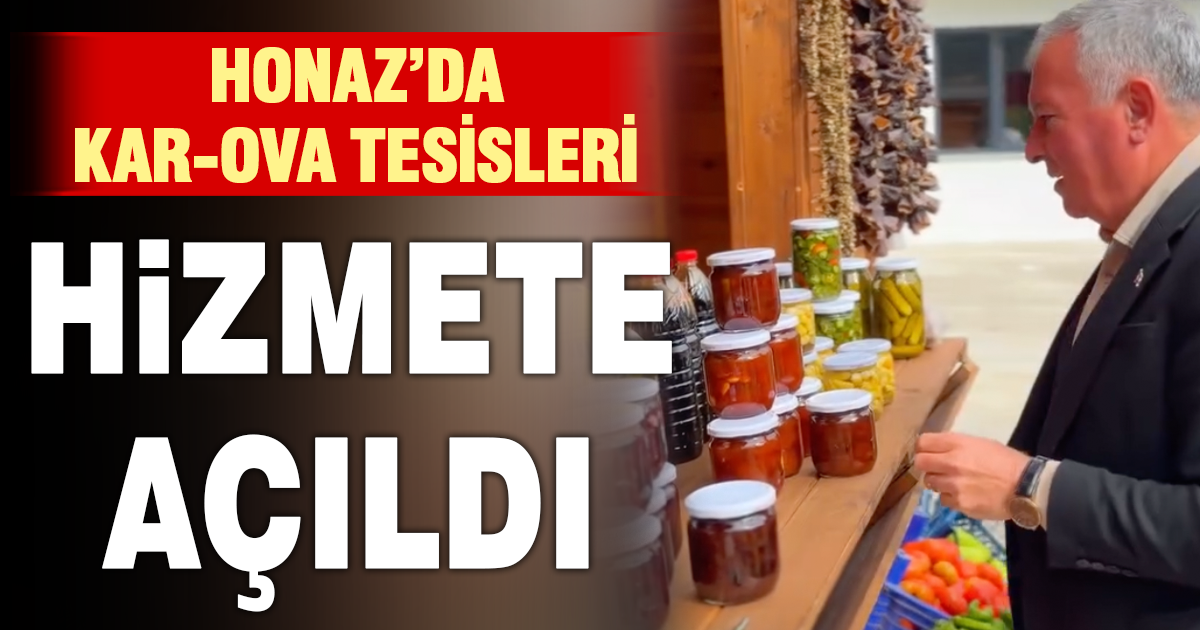 Honaz’da Kar-Ova Tesisleri hizmete açıldı