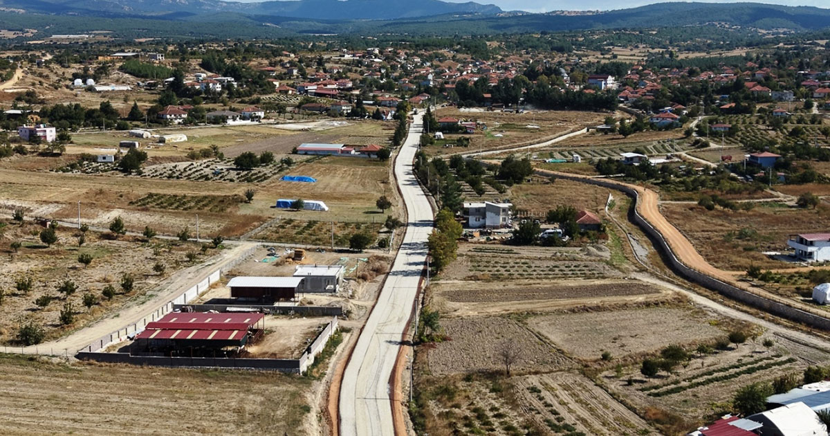 Baklan-Boğaziçi arasındaki yol yenilendi
