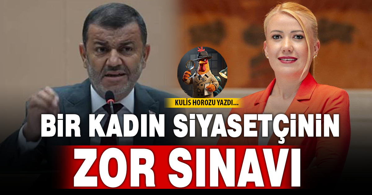 BİR KADIN SİYASETÇİNİN ZOR SINAVI