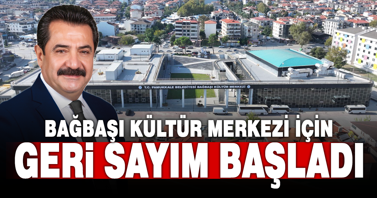 BAĞBAŞI KÜLTÜR MERKEZİ 28 EKİM ÇARŞAMBA GÜNÜ AÇILIYOR