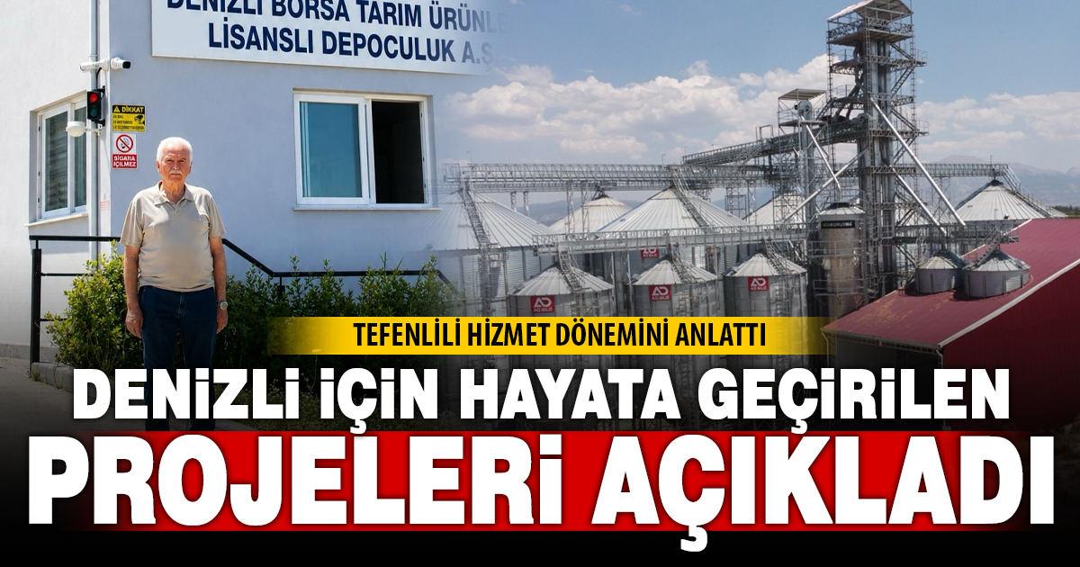 BAŞKAN İBRAHİM TEFENLİLİ, HİZMET DÖNEMİNDEKİ PROJELERİ KAMUOYUYLA PAYLAŞTI