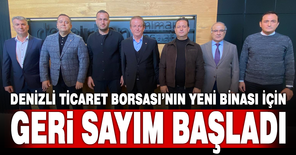 DENİZLİ TİCARET BORSASI YENİ HİZMET BİNASI PROJESİNDE SONA YAKLAŞTI