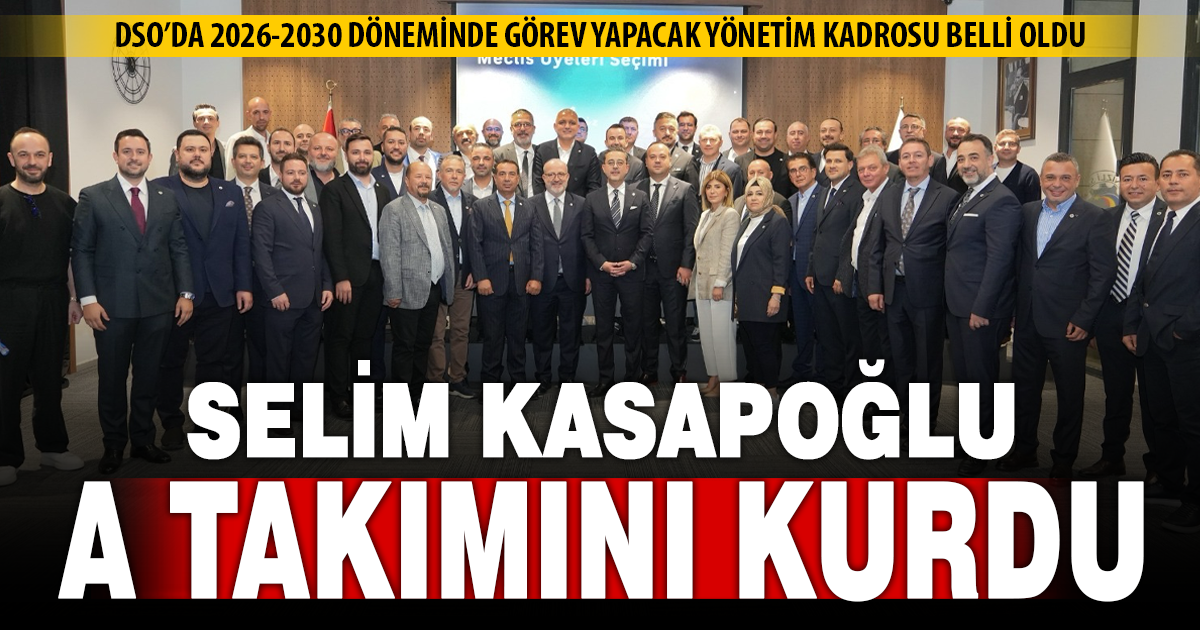 Denizli Sanayi Odası’nda Kasapoğlu A takımını belirledi